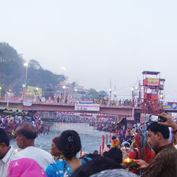 Himalayan Yatra to Maha Kumbhamela Holy Ganga Arathy Haridwar 2010